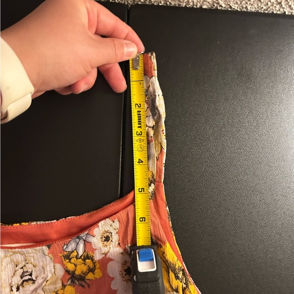 Listicle Floral Print Maxi Dress Flowy Lightweight Fall Layering Cottagecore - Picture 2 of 7